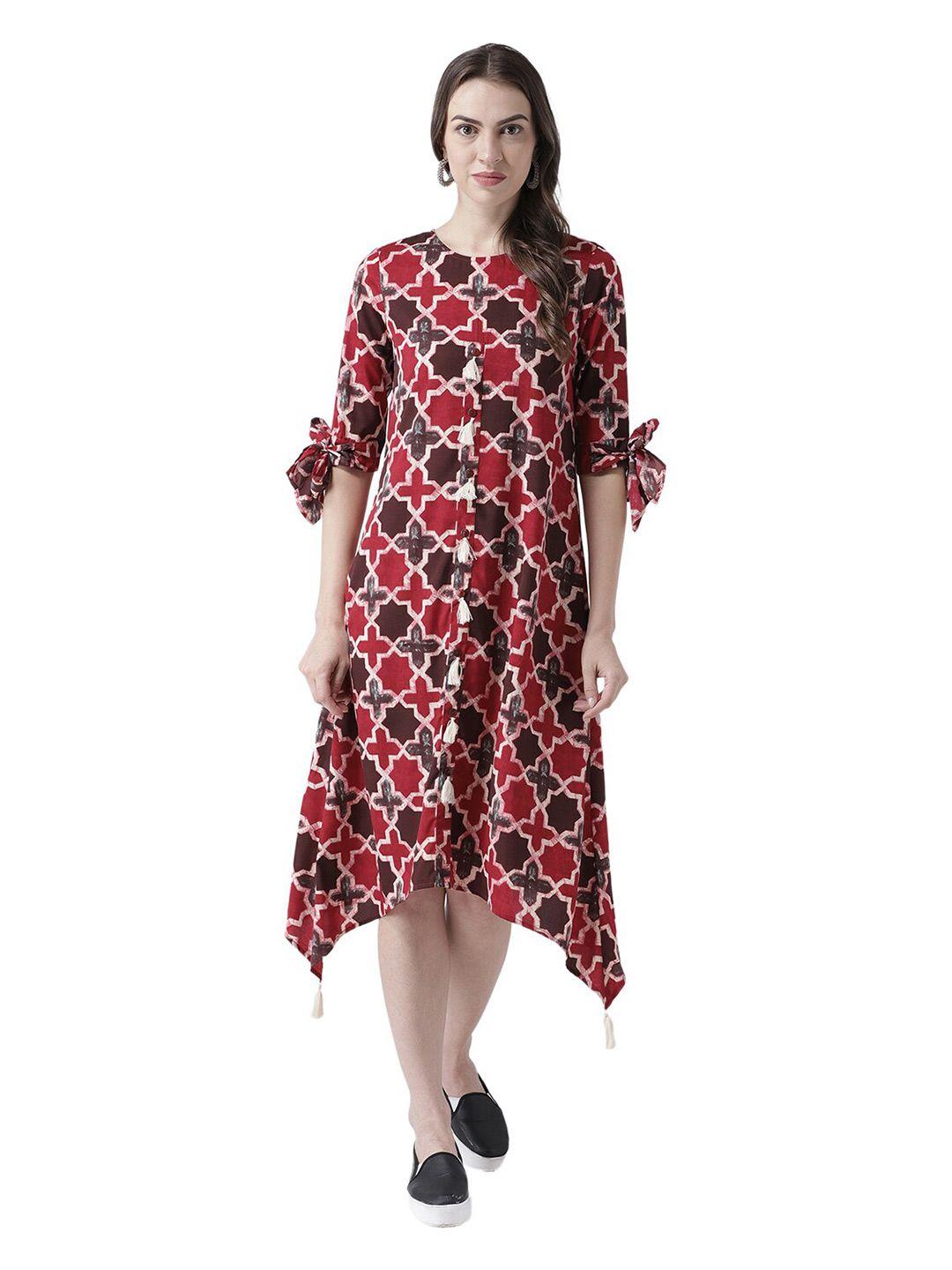 dodo & moa  crepe a-line dress