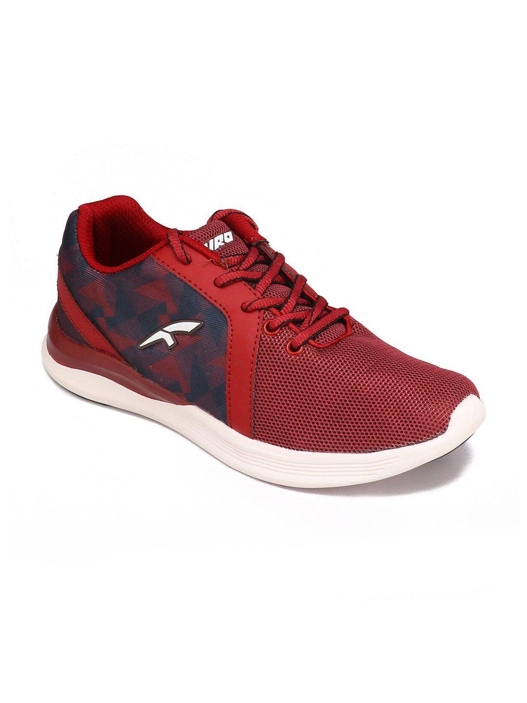 furo by red chief women black & red mesh running shoes