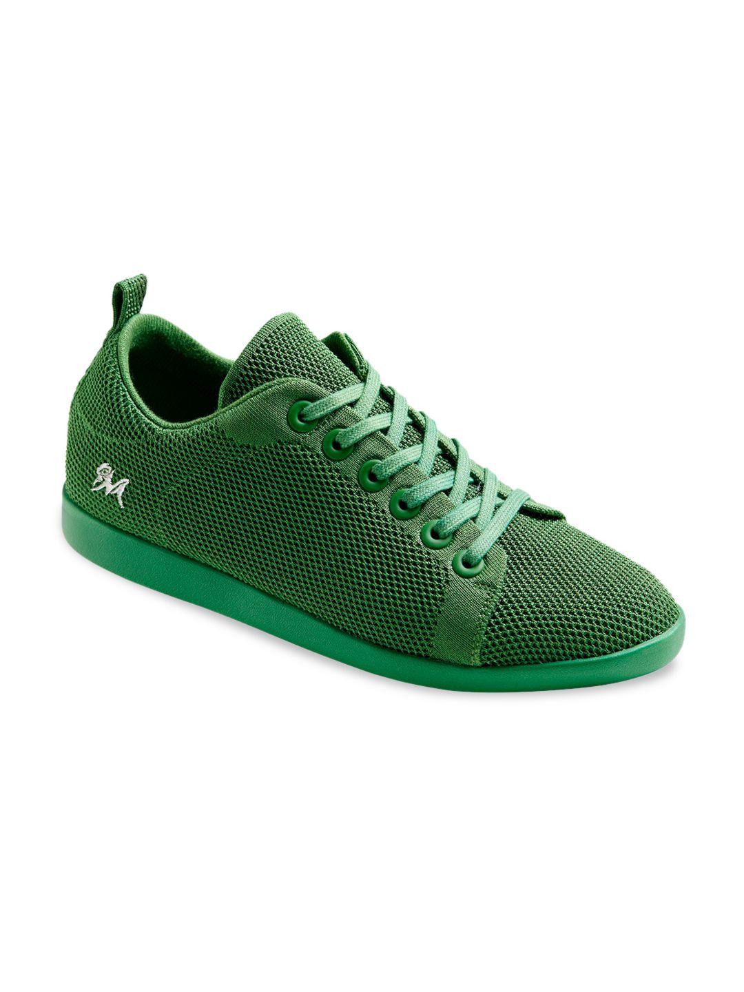 neemans unisex green textured driving shoes