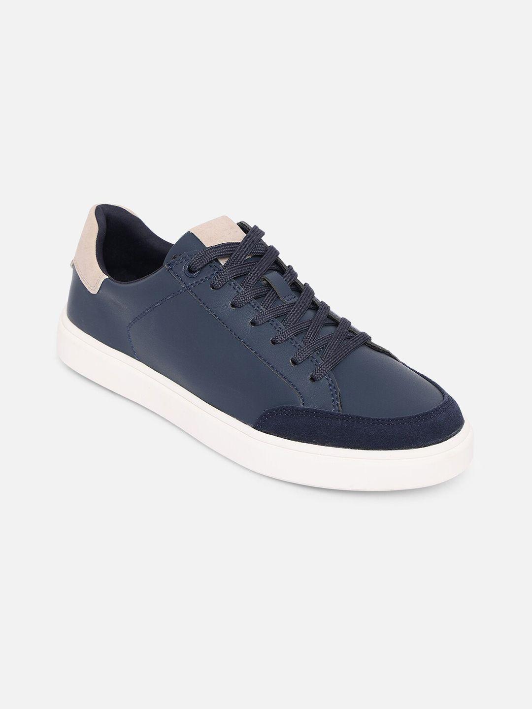 aldo men navy blue sneakers