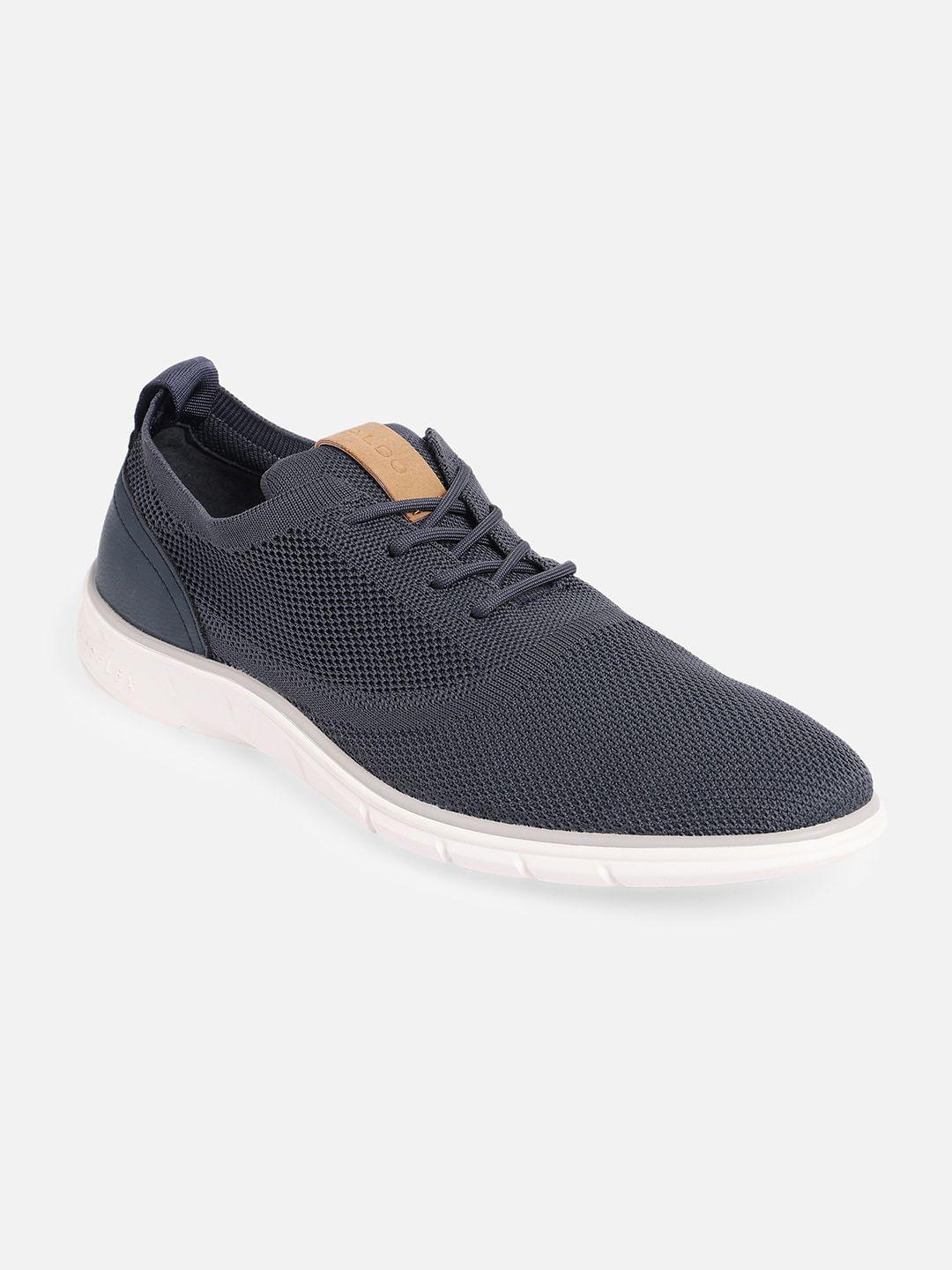 aldo men navy blue casual sneakers