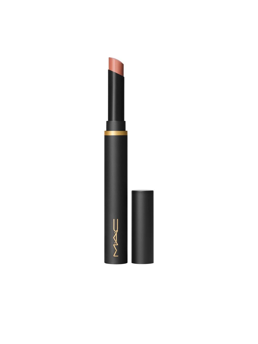 m.a.c long wear hydrating powder kiss velvet blur slim lipstick - love clove