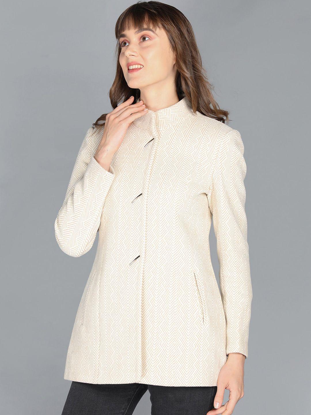 lure urban women pink striped overcoats