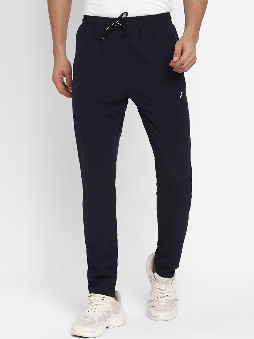 furo by red chief men navy blue solid track pants