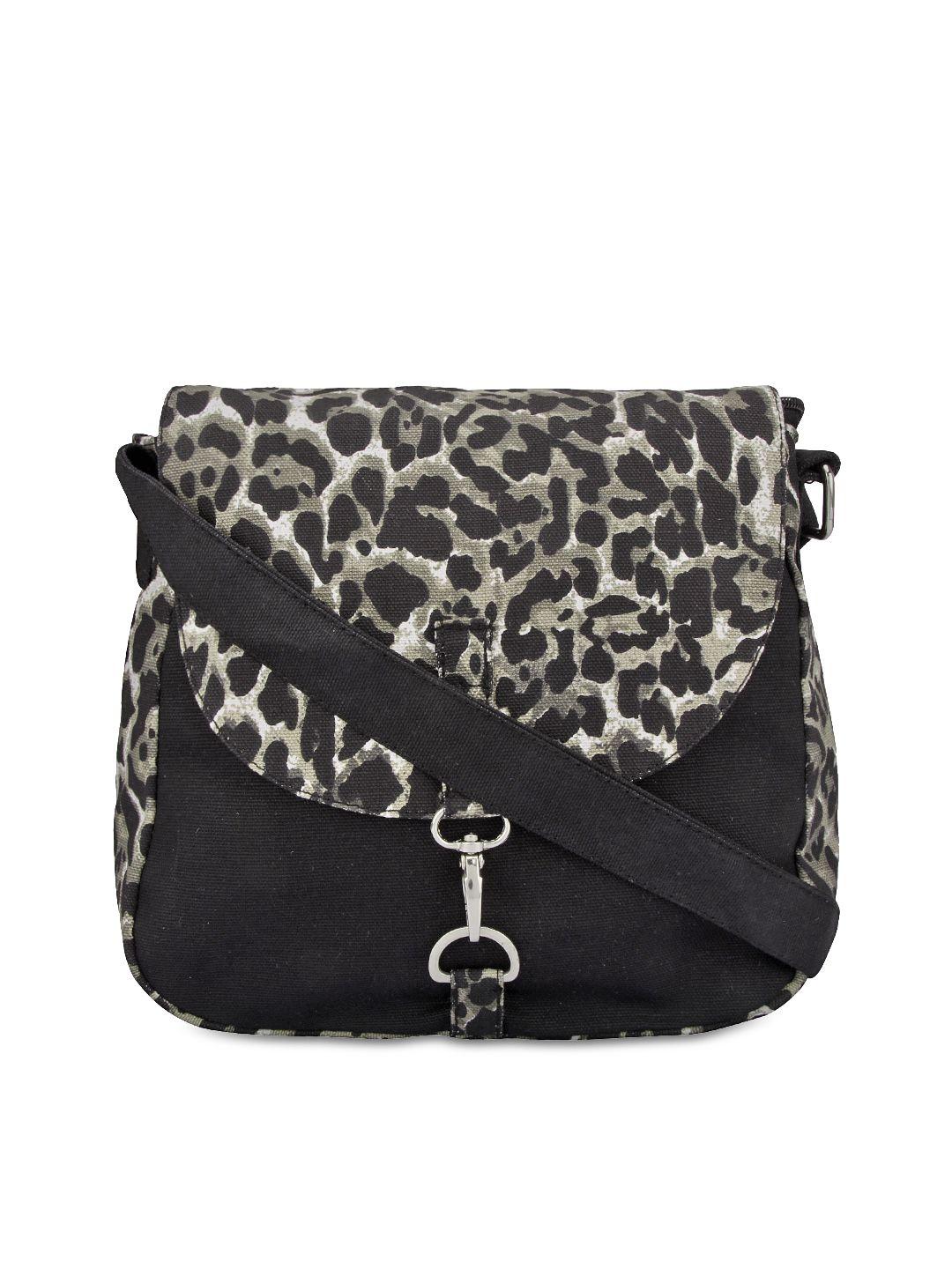 vivinkaa black printed sling bag