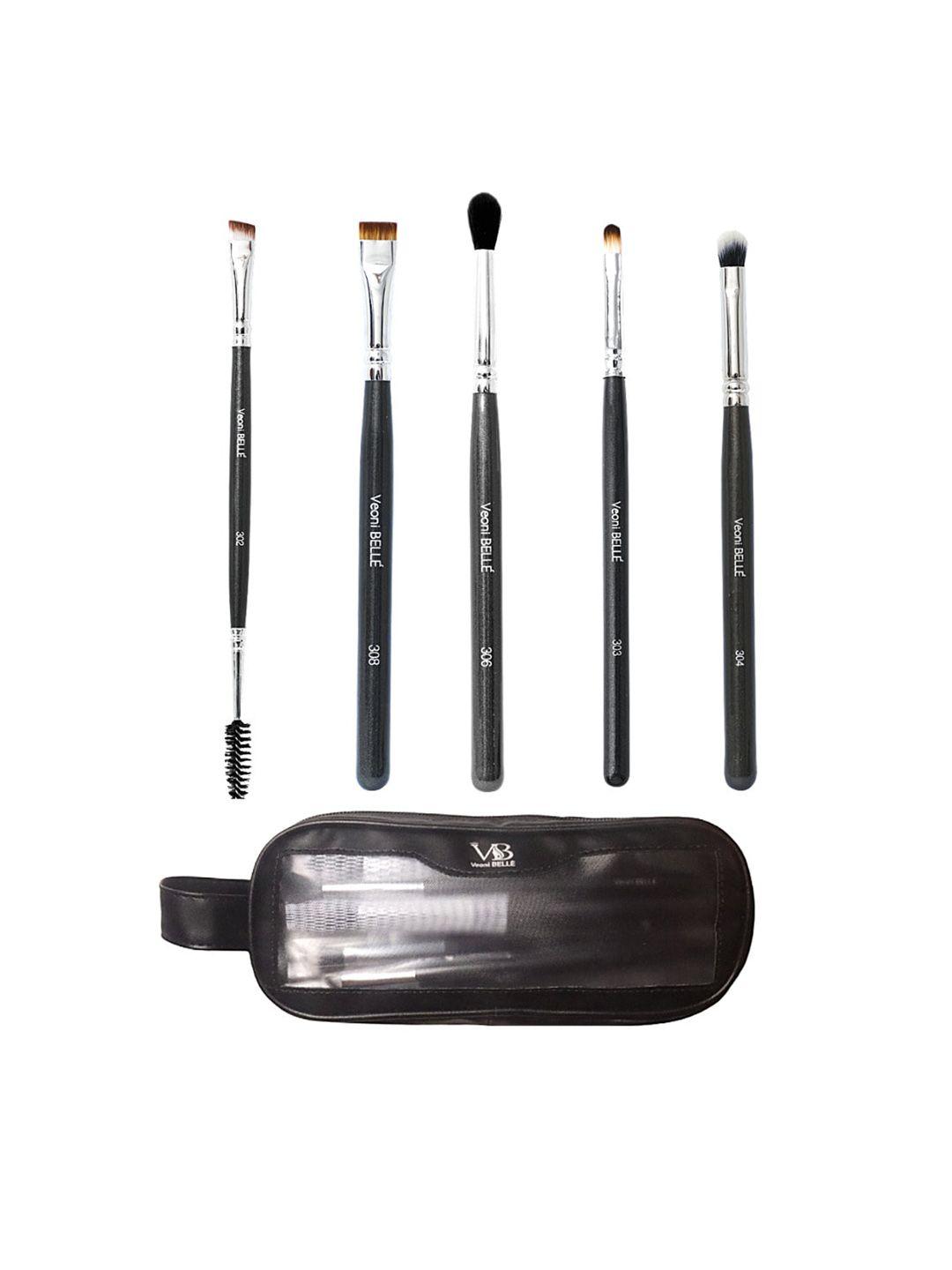 veoni belle pack of 5 eyeshadow blending makeup brushes