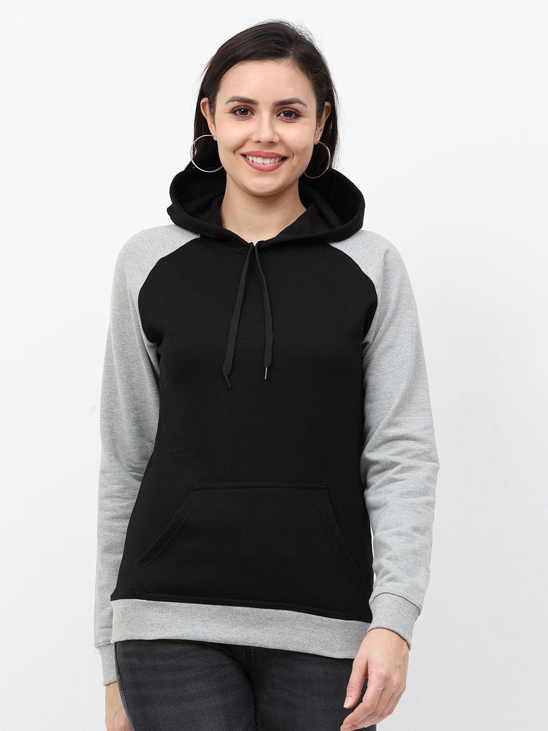 fleximaa women multicoloured hooded sweatshirt