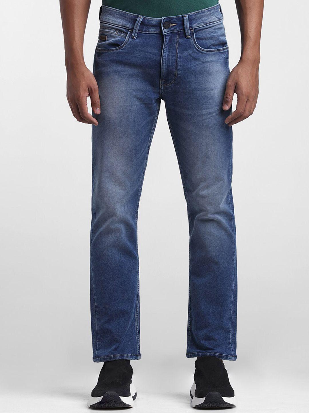 starter men blue slim fit heavy fade jeans