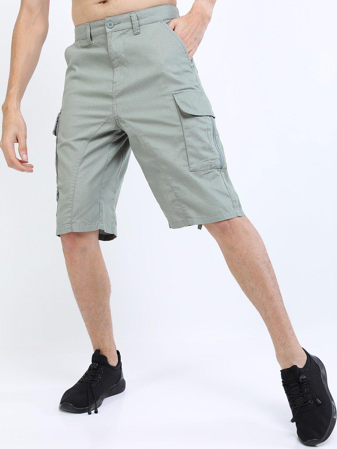 highlander men grey cargo shorts