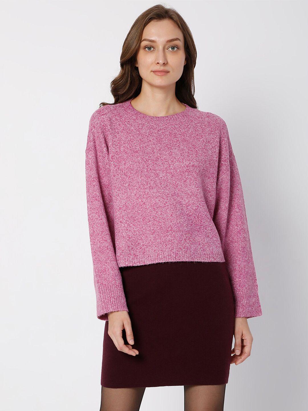 vero moda women pink pullover