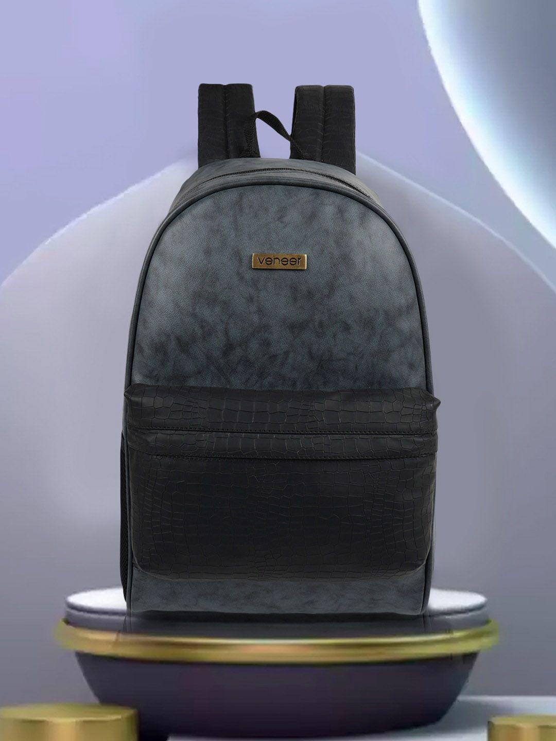 veneer unisex grey backpack