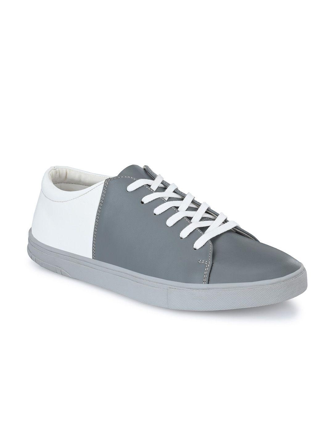 el paso men grey colourblocked sneakers