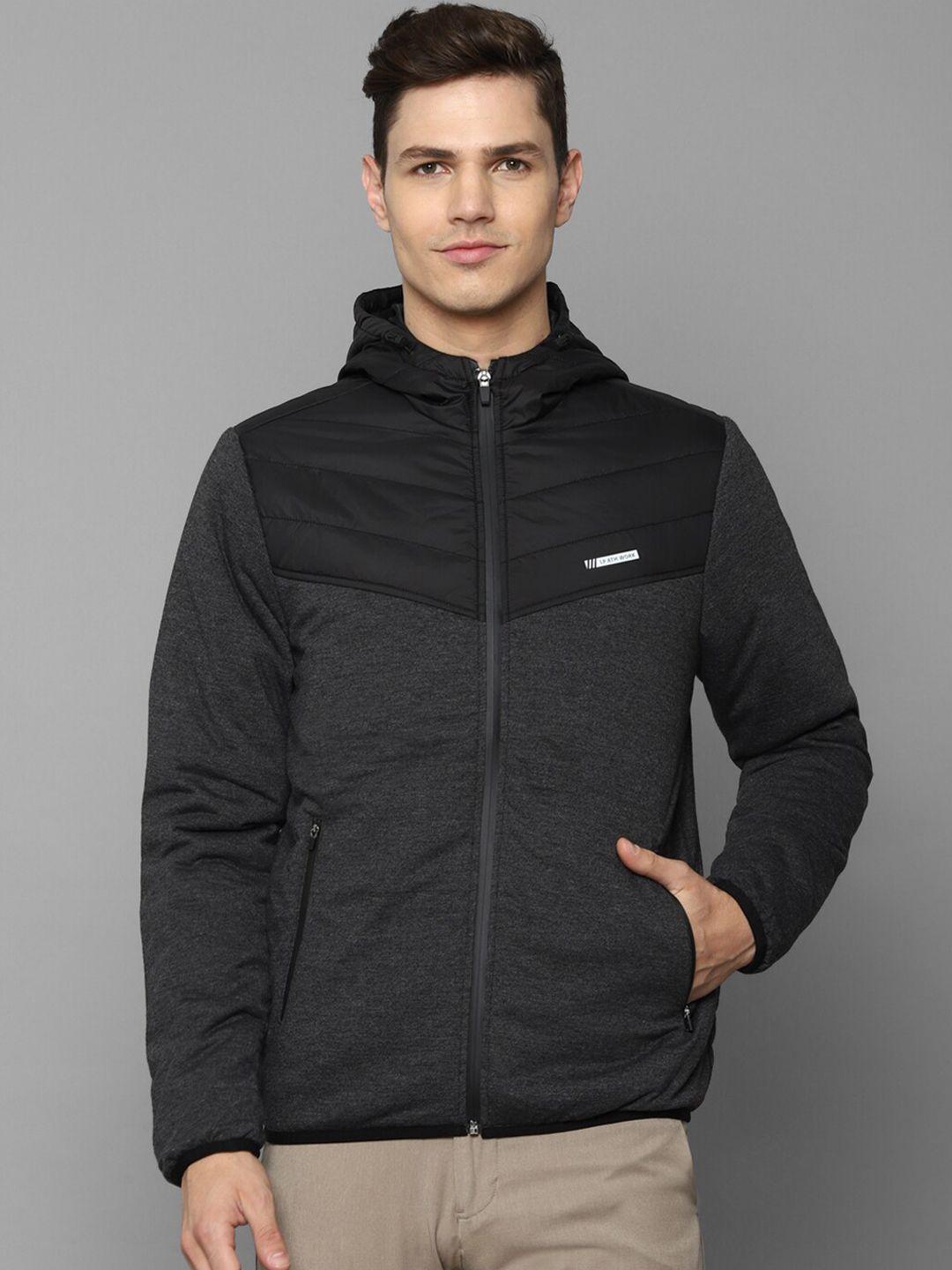 louis philippe sport men grey black bomber jacket