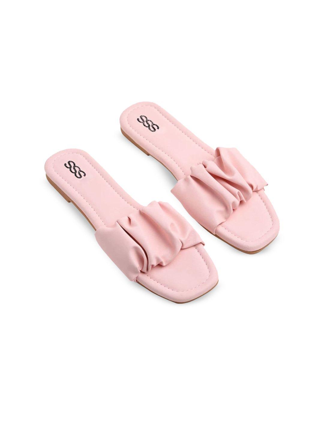 street style store women pink open toe flats