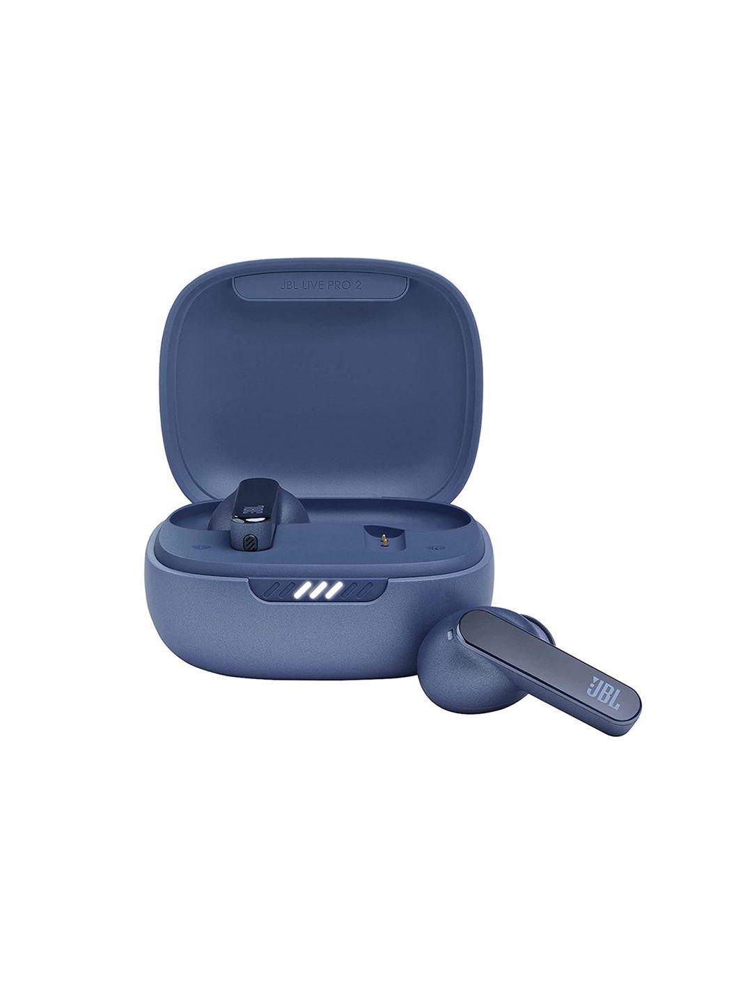 jbl blue solid live pro 2 technology wireless bluetoooth on ear headphones