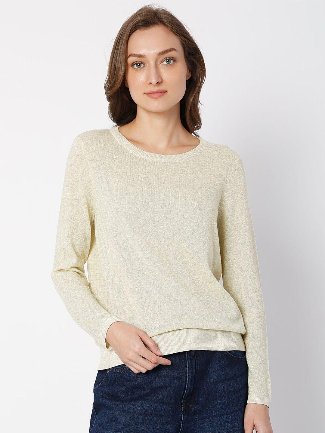 vero moda women beige pullover