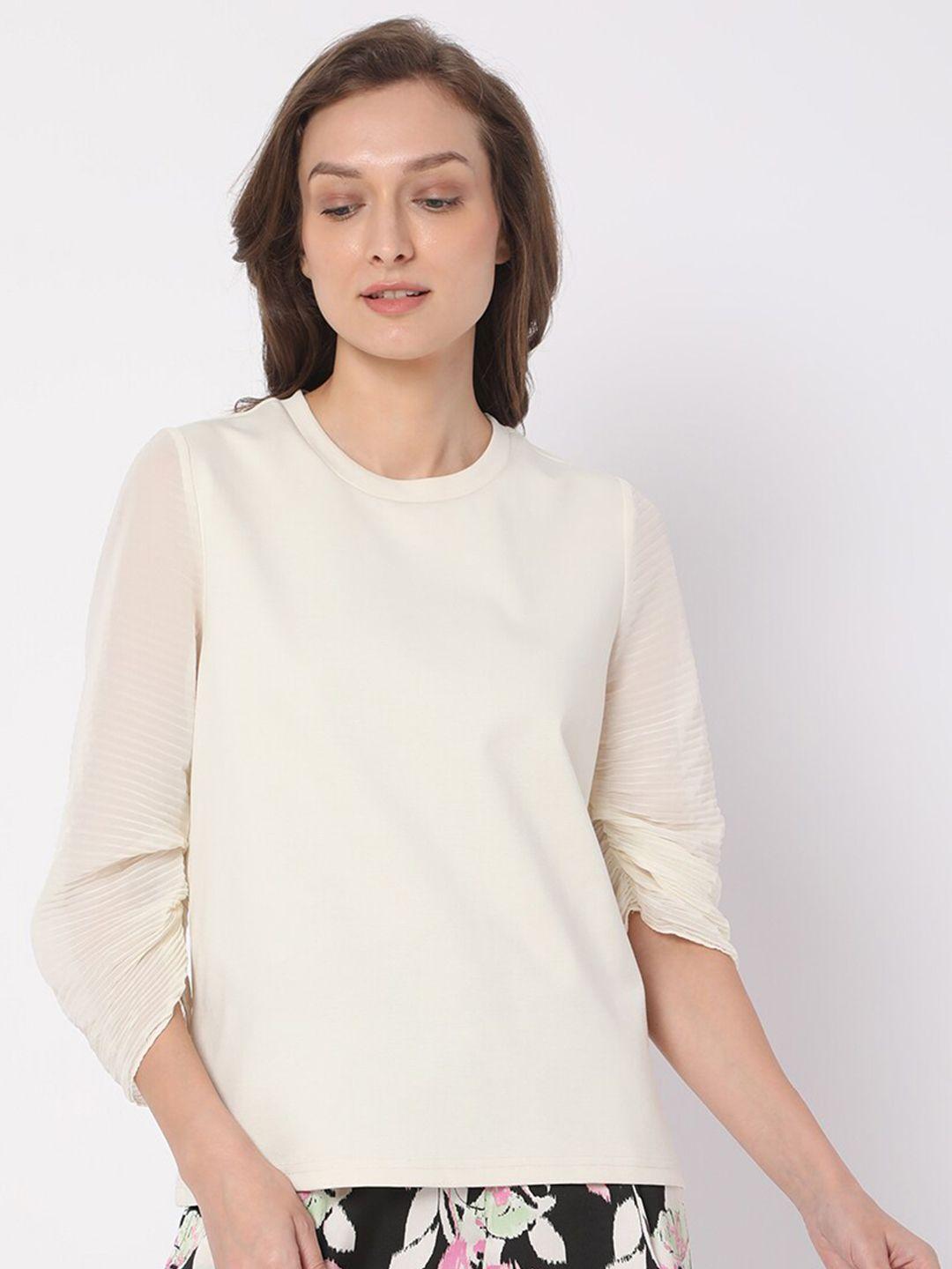 vero moda woman white top