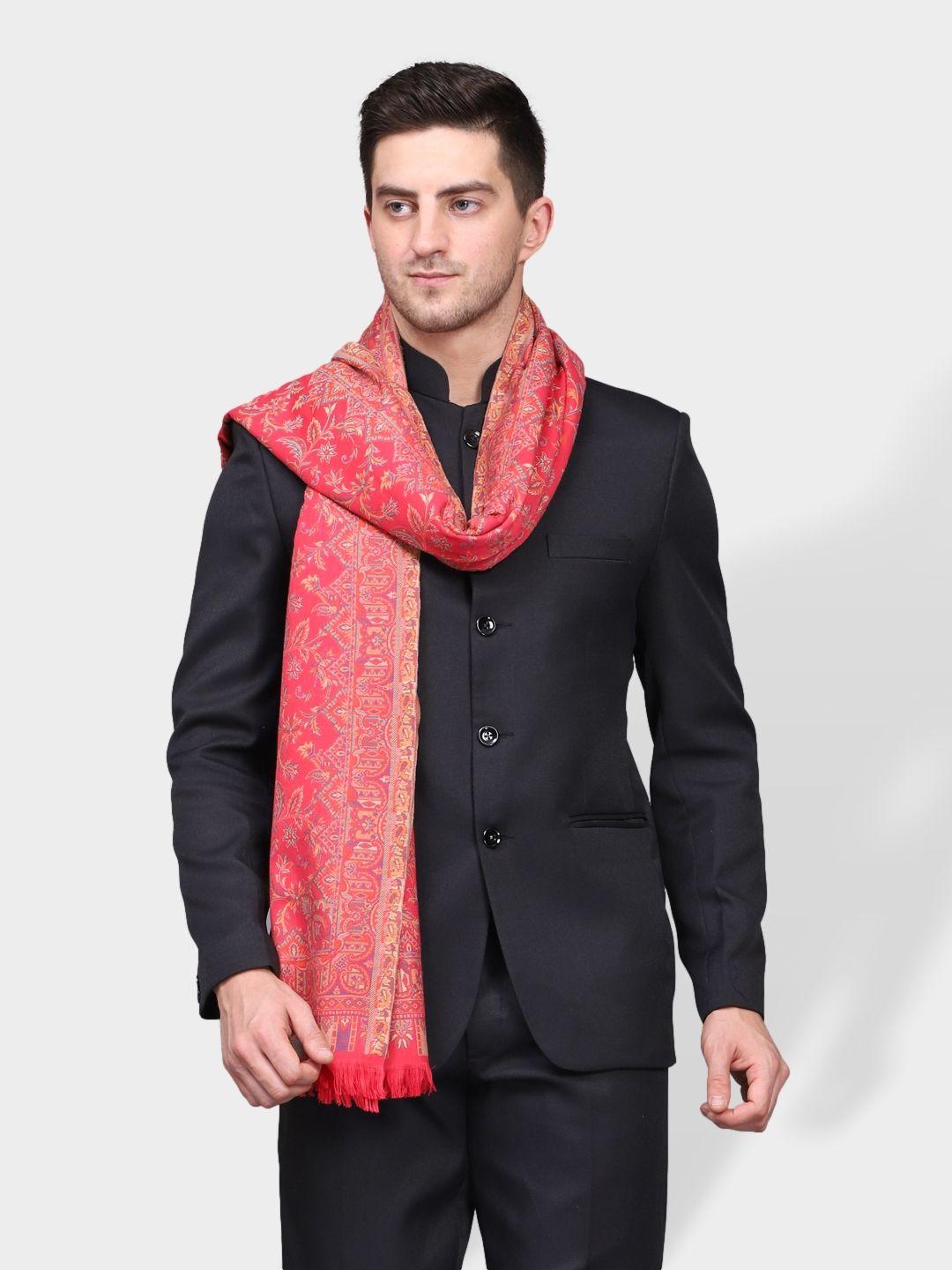 weavers villa men rose woven design  shawl