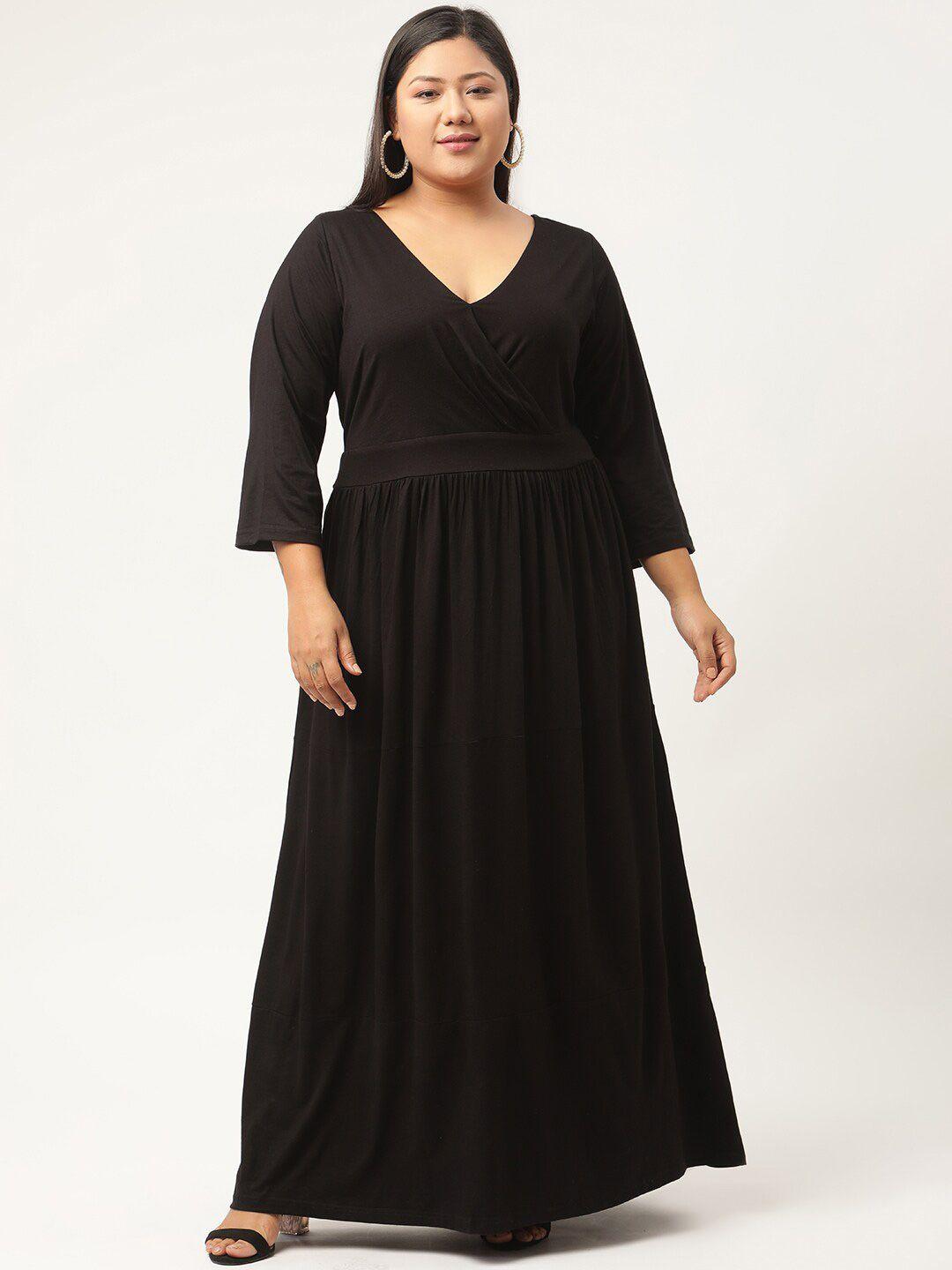 therebelinme women black maxi dress