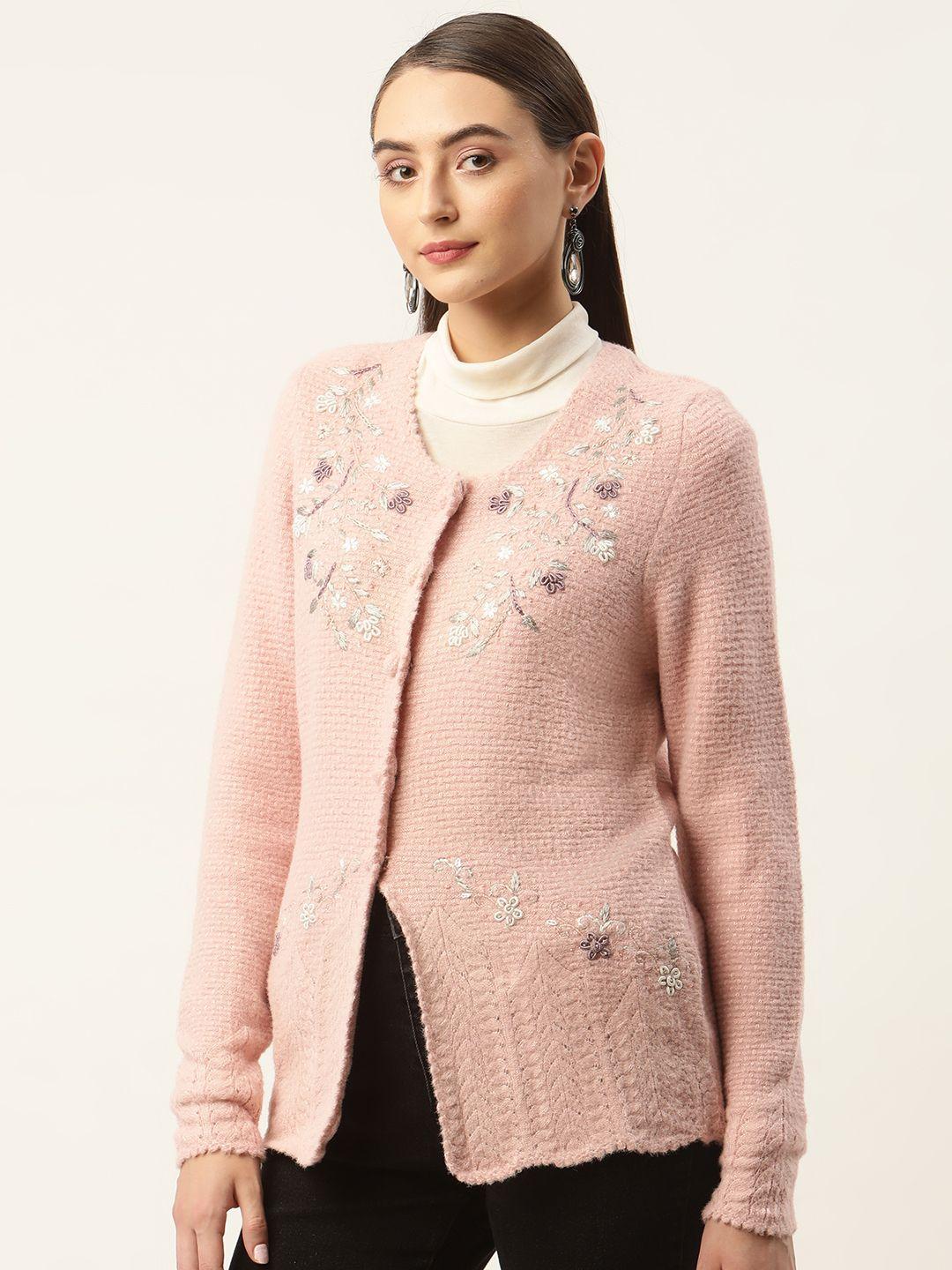 apsley women floral embroidered cardigan