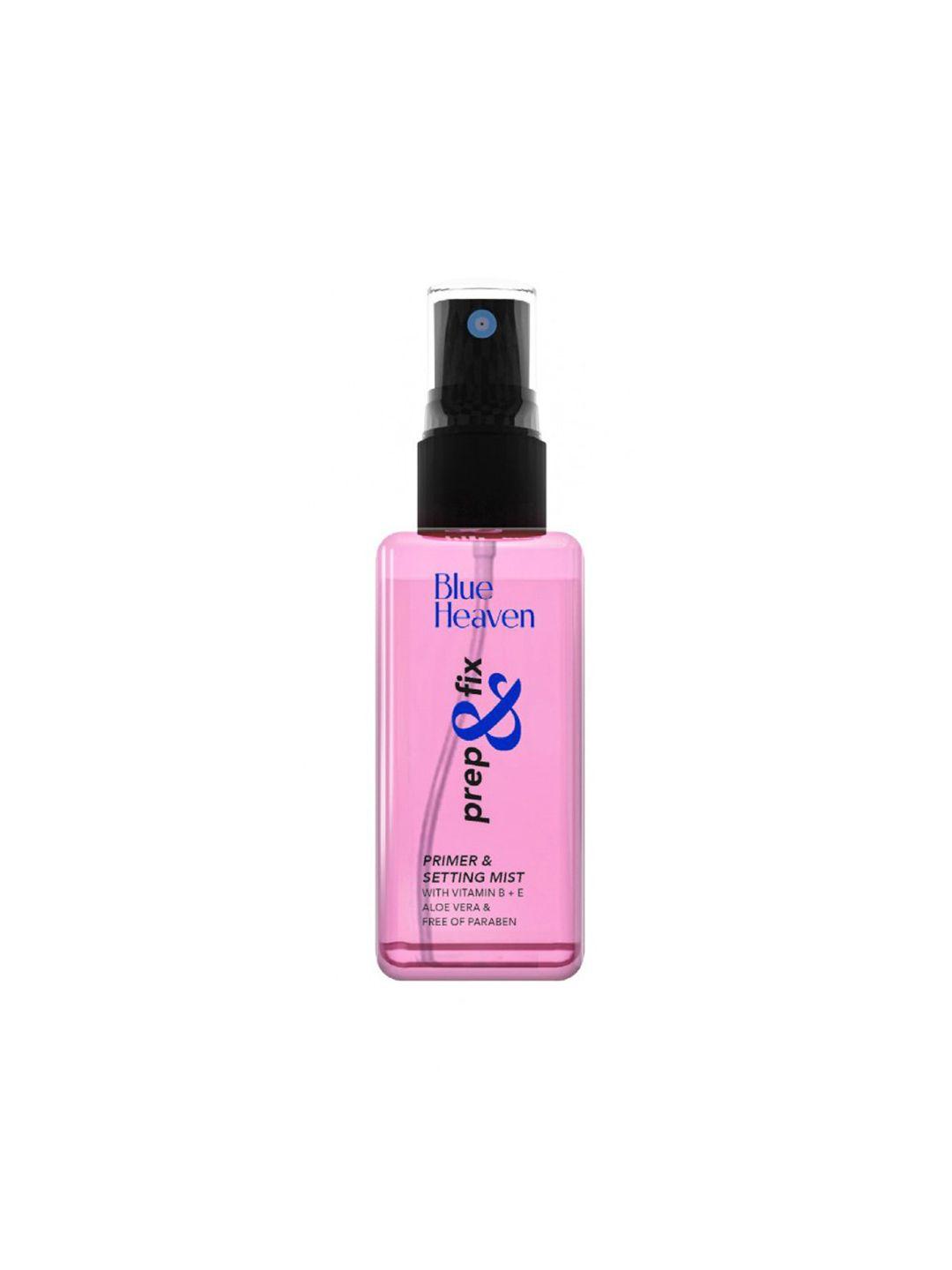 blue heaven prep & fix primer & setting mist with vitamin b+e & aloe vera - 60ml