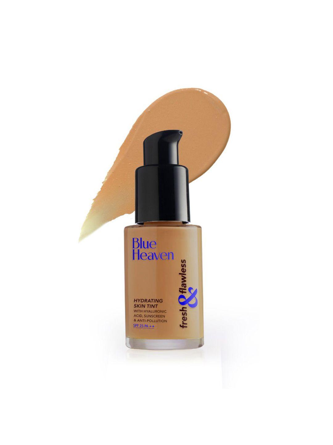 blue heaven fresh & flawless hydrating skin tint spf25 with vitamin e 28ml - caramel