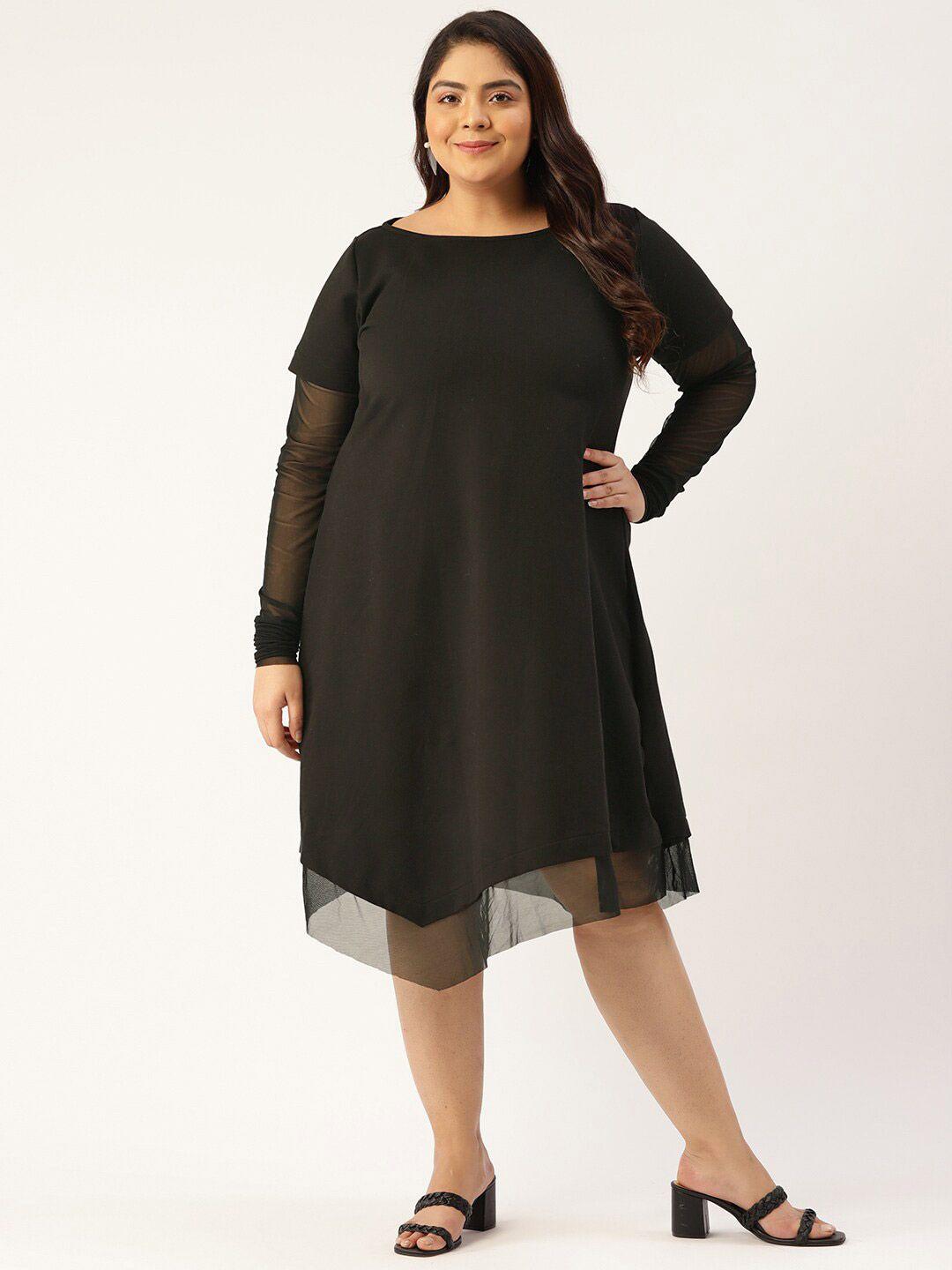 therebelinme women plus size black dress