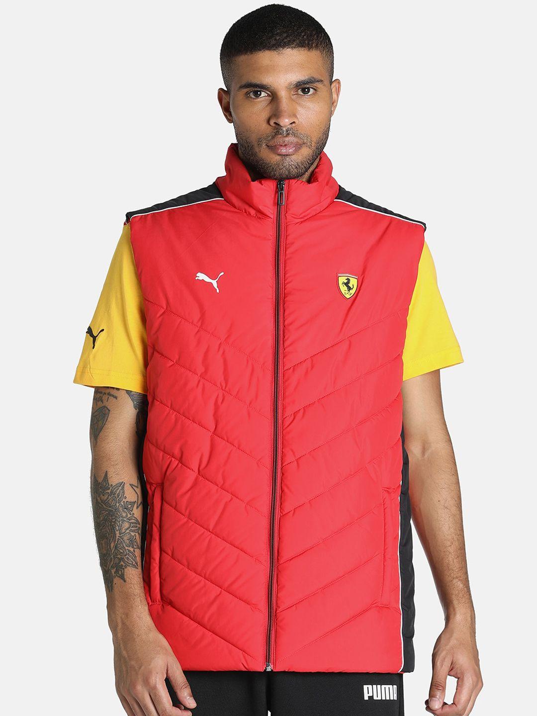 puma motorsport men red scuderia ferrari race motorsport padded vest men