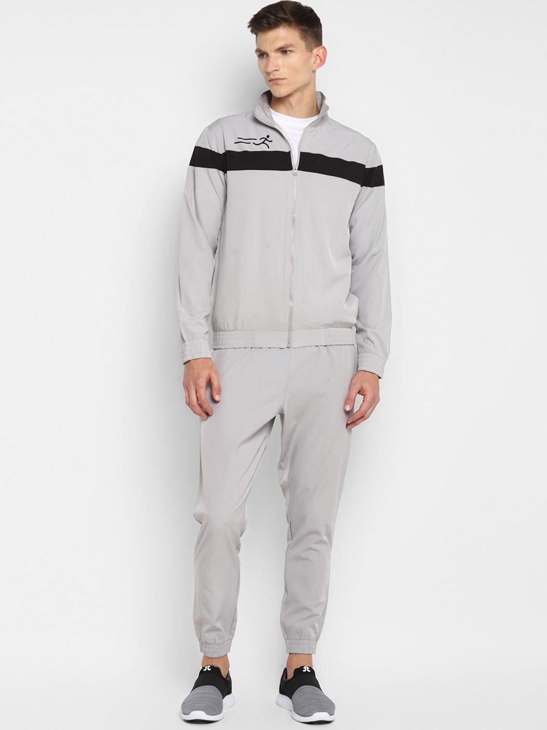 yuuki men grey solid tracksuits