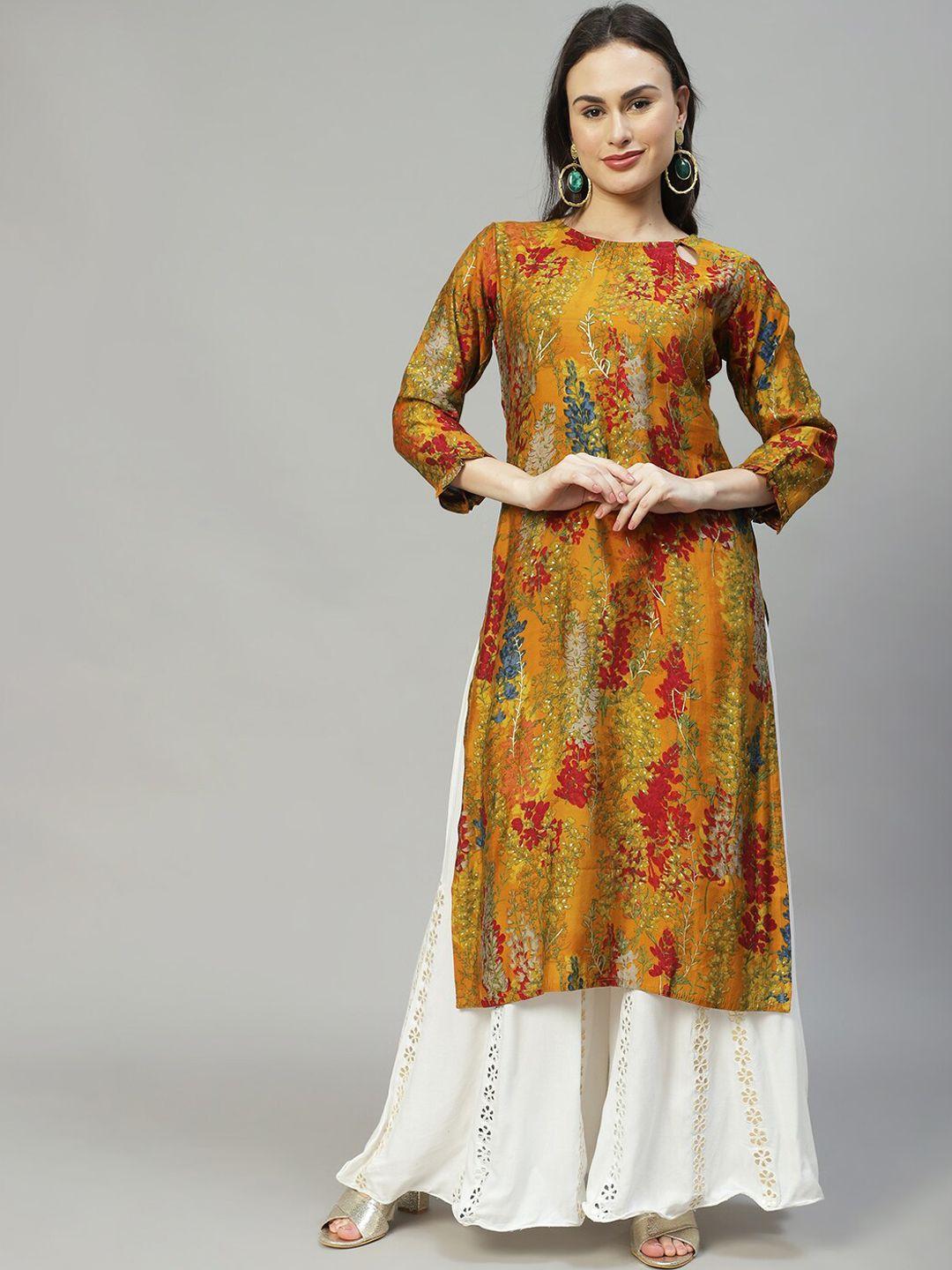 fashor women floral printed kurta