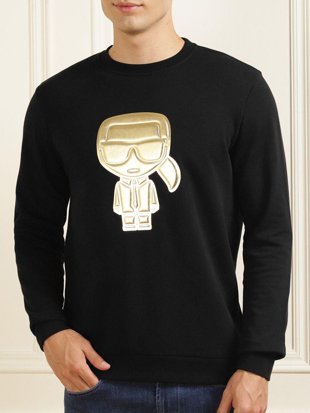 karl lagerfeld men black sweatshirt