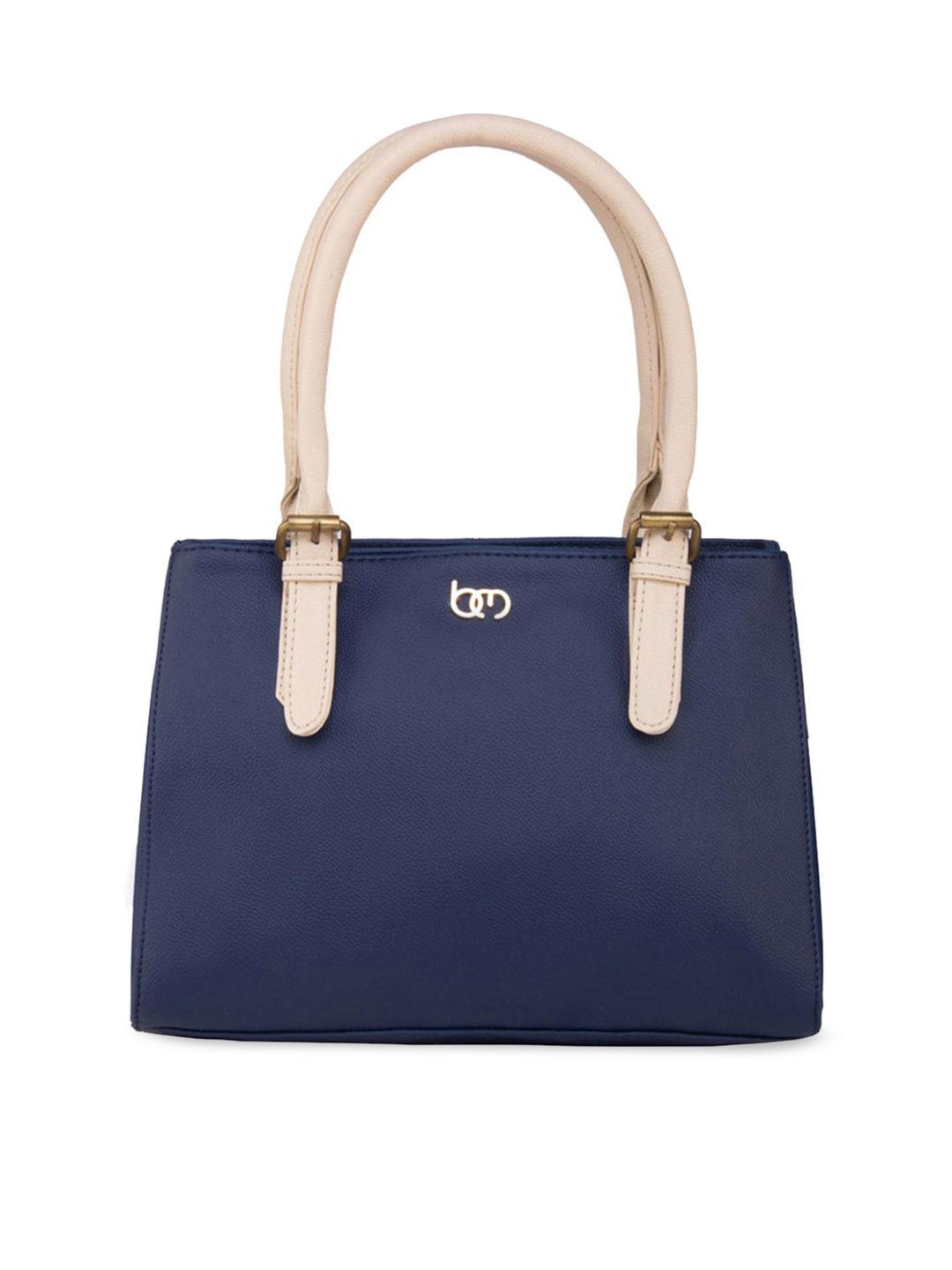 bagsy malone blue pu structured shoulder bag