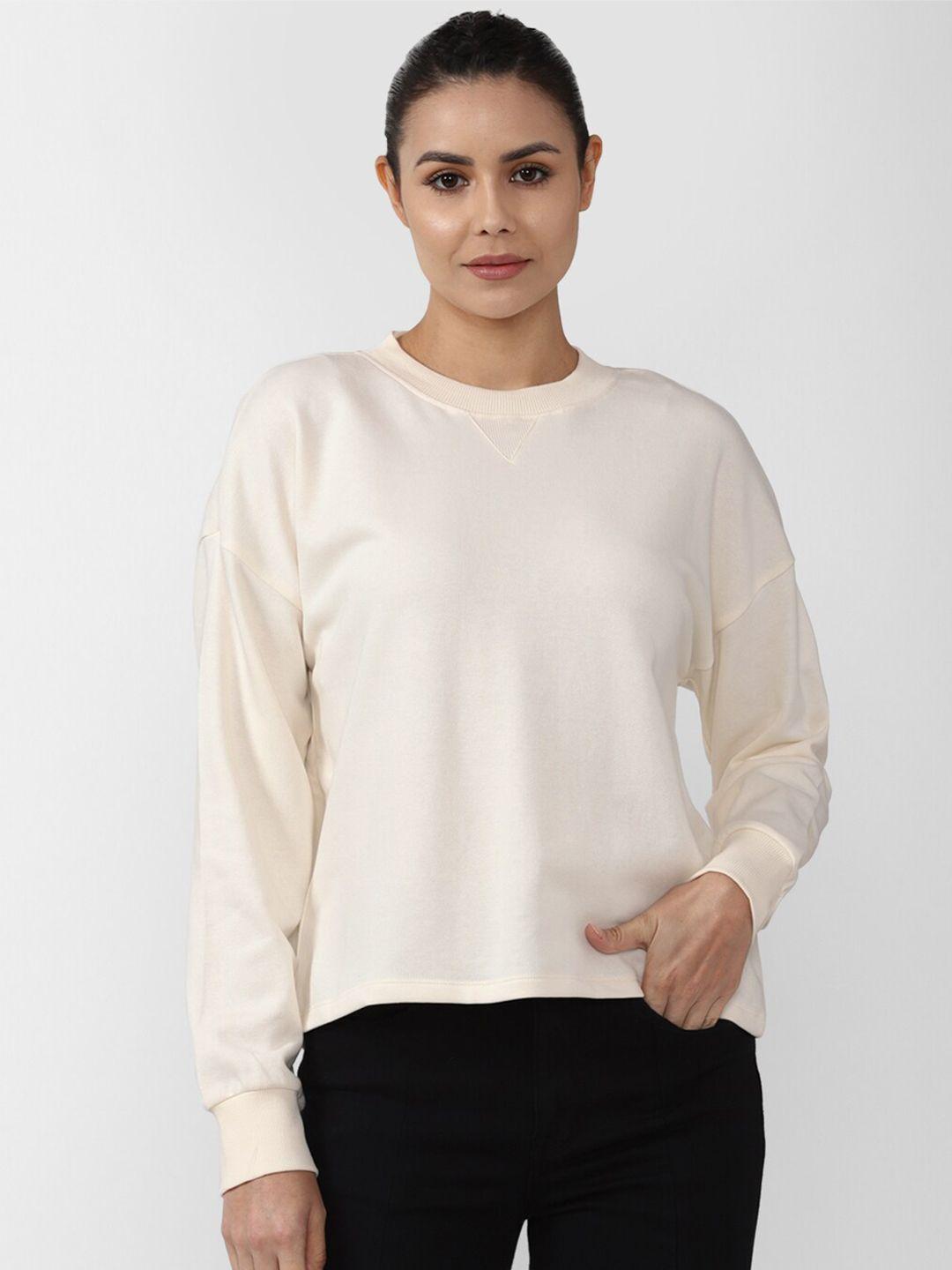 van heusen woman women beige sweatshirt