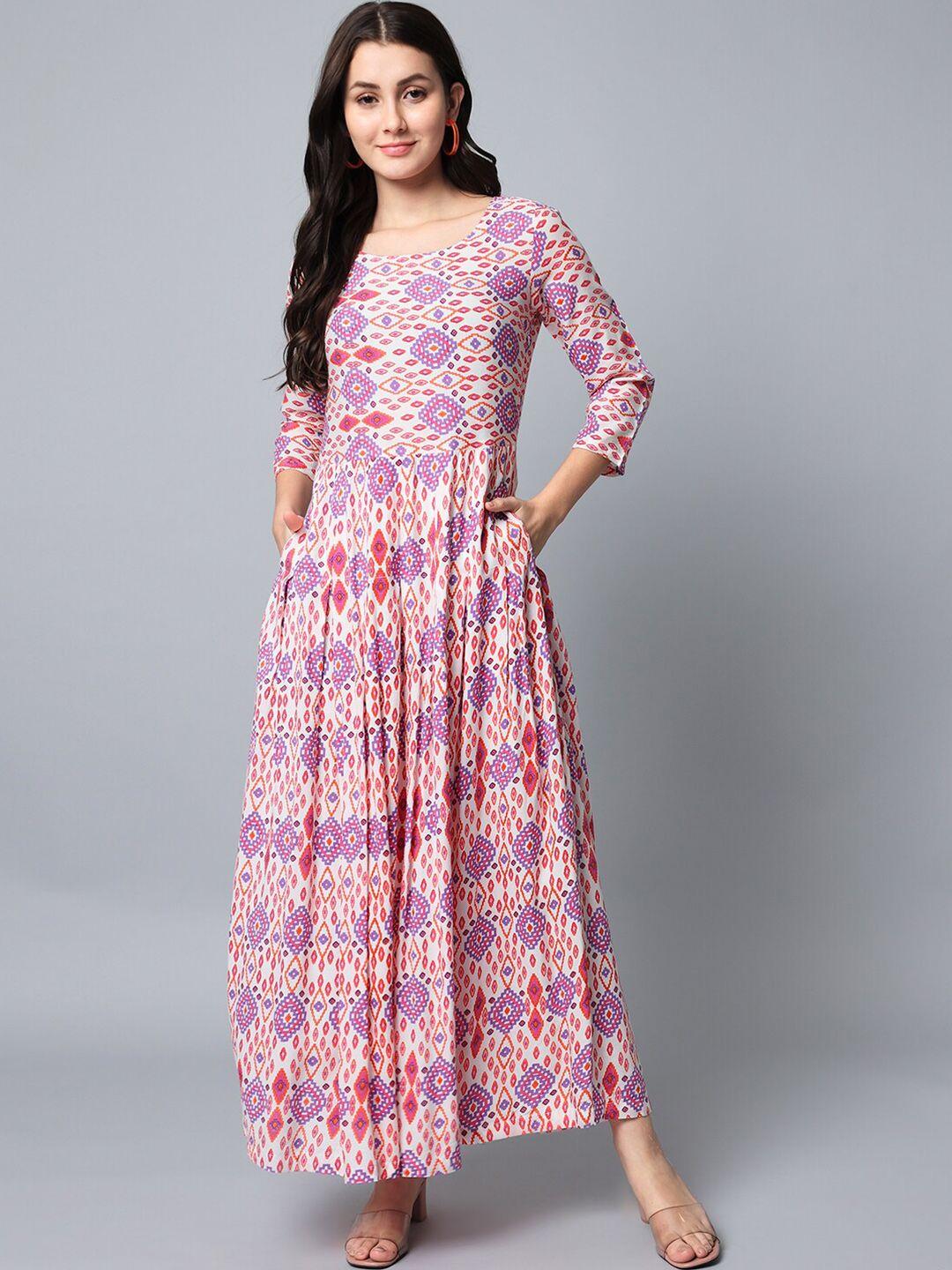 hello design women printed maxi dress