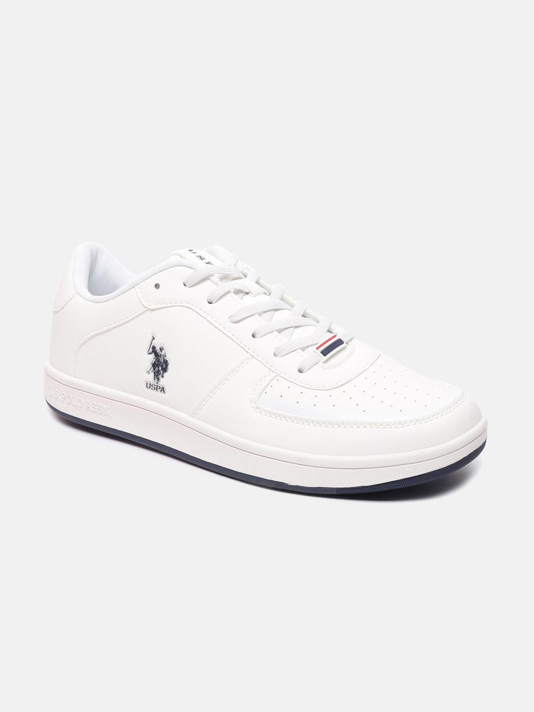 u s polo assn men perforations sneakers