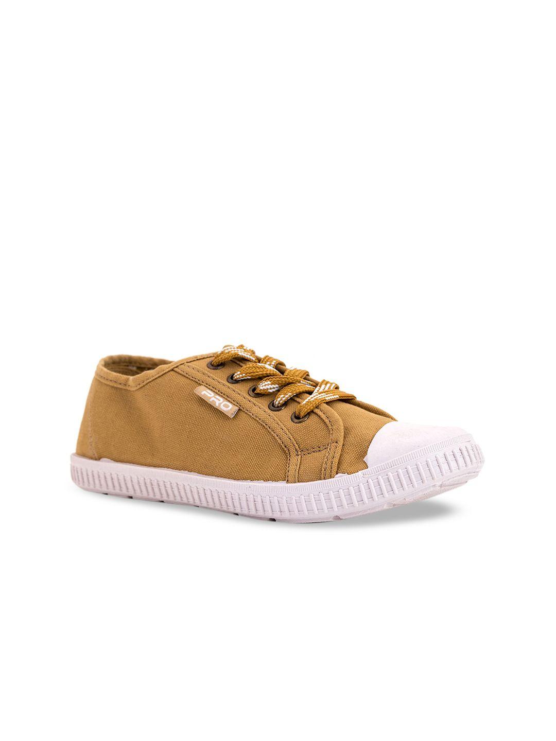 khadims women brown solid sneakers