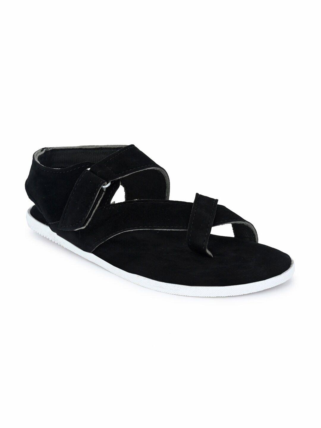 big fox men black suede comfort sandals