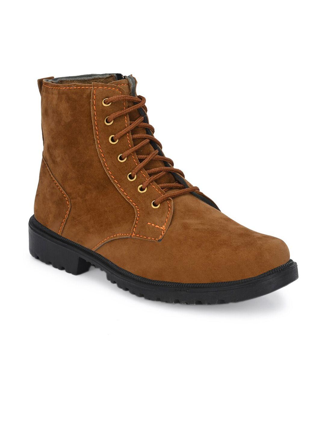 big fox men tan-coloured solid regular boots