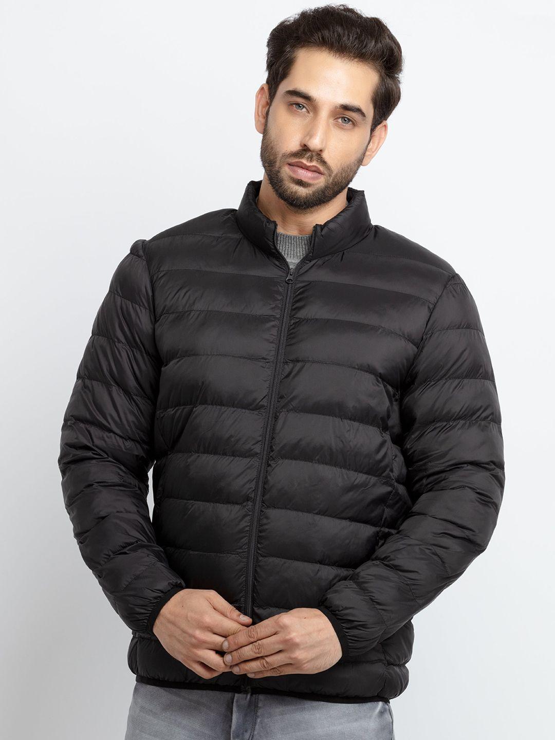 status quo men black puffer jacket