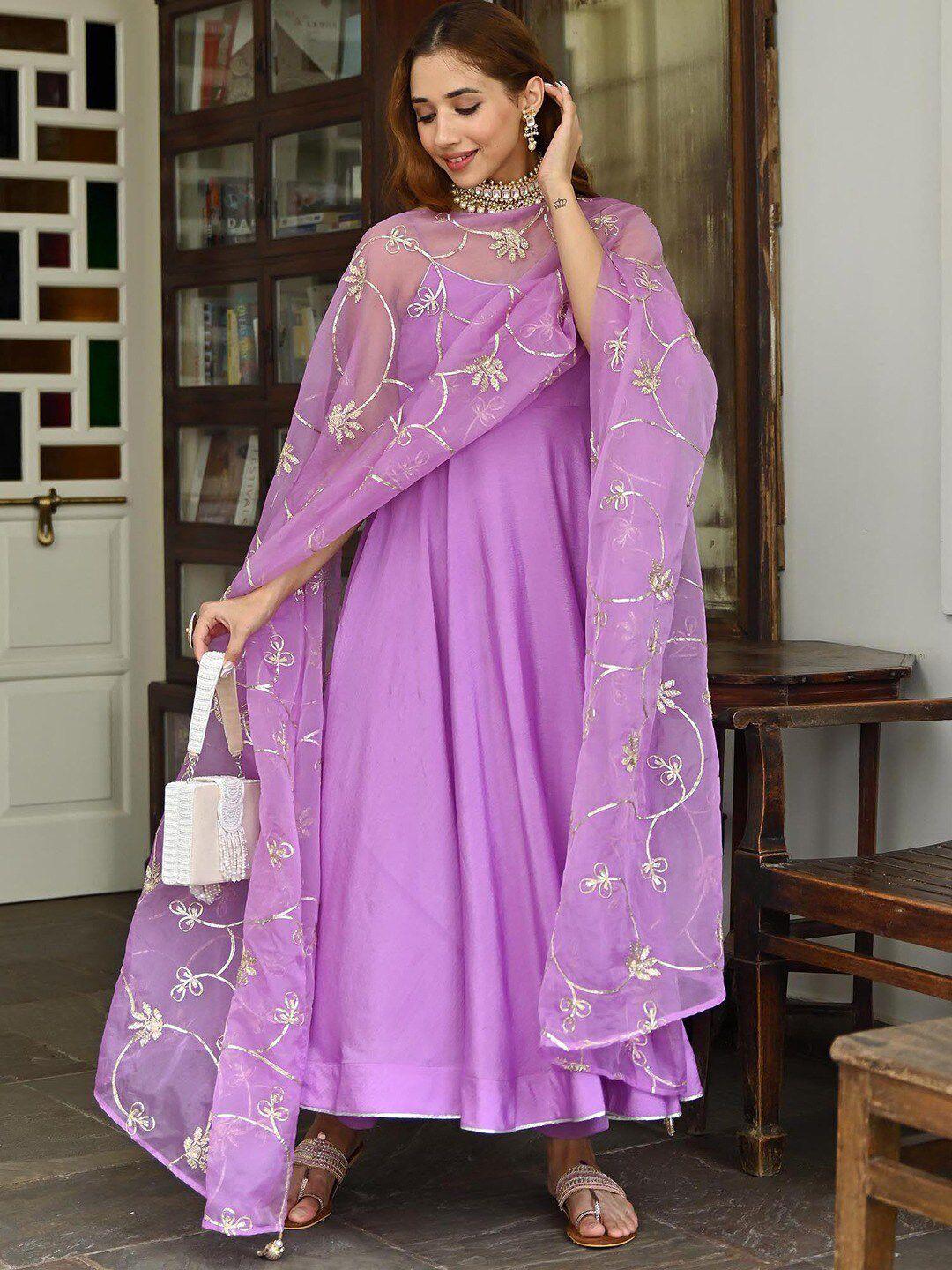 lavanya the label women kurta with churidar & with dupatta