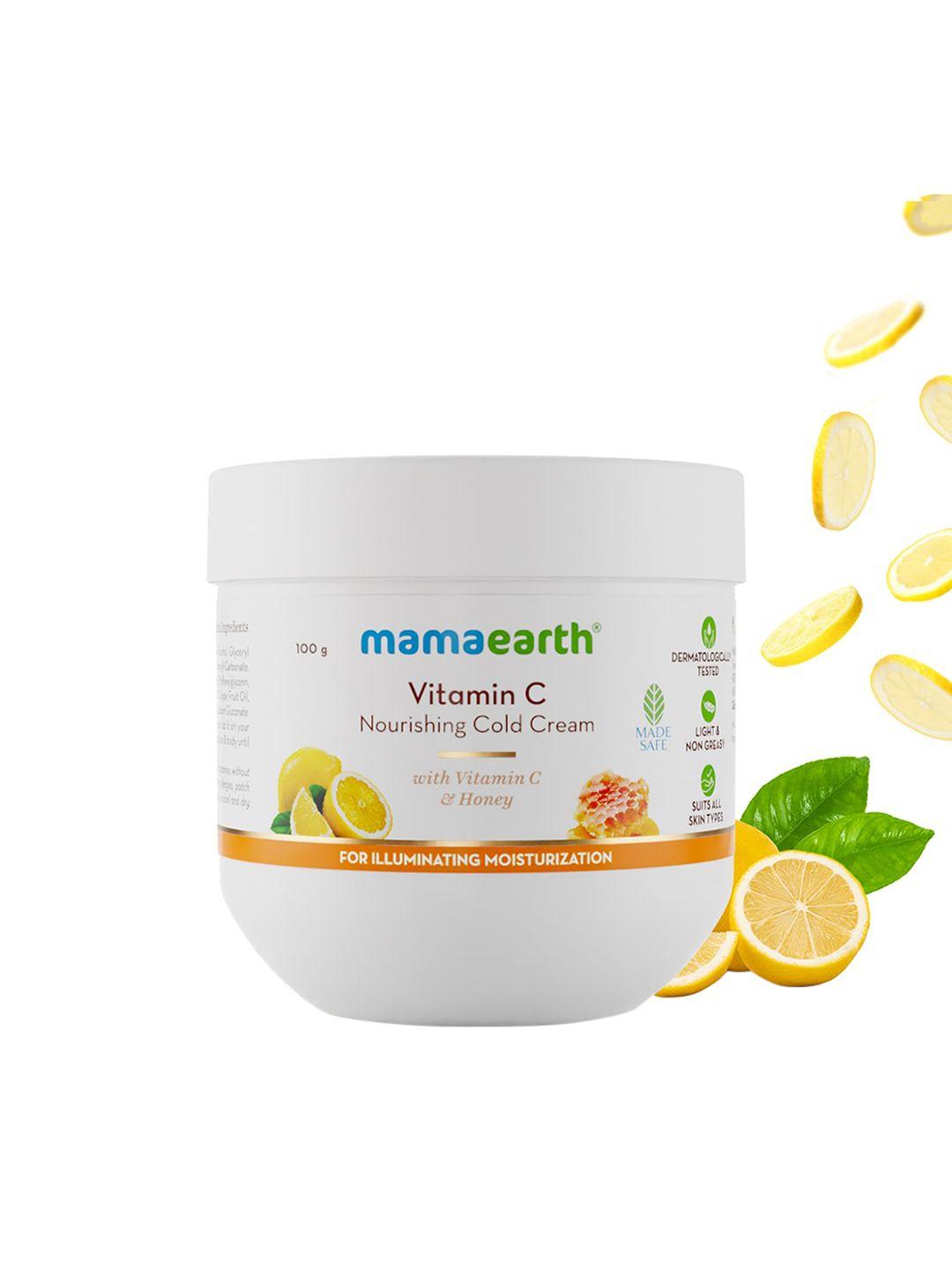 mamaearth vitamin c nourishing cold cream with honey - 100 g