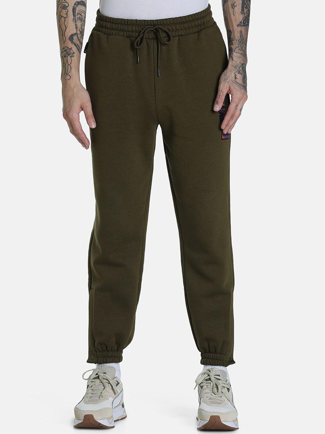 puma men olive green swxp sweatpants