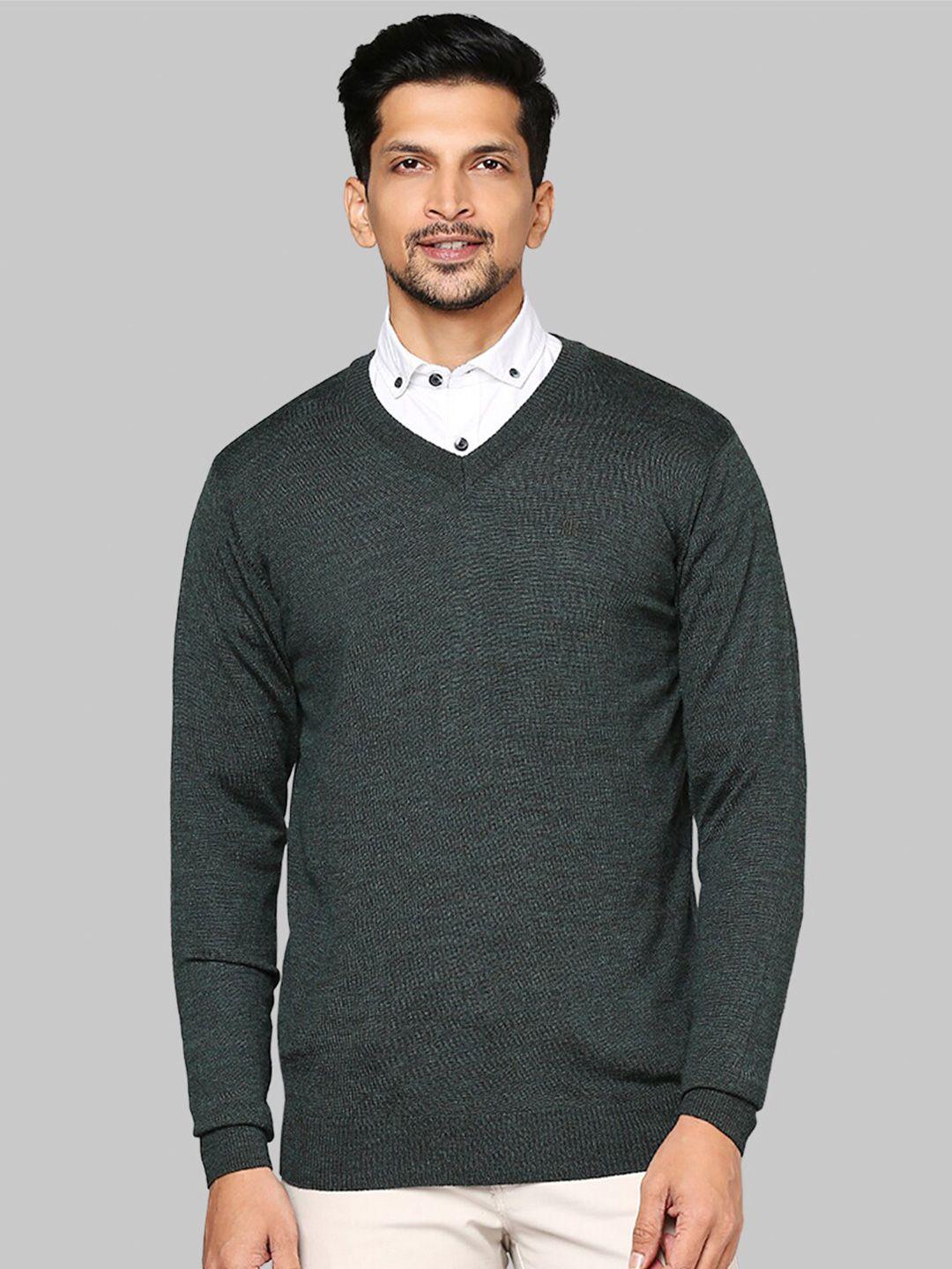 raymond men green pullover