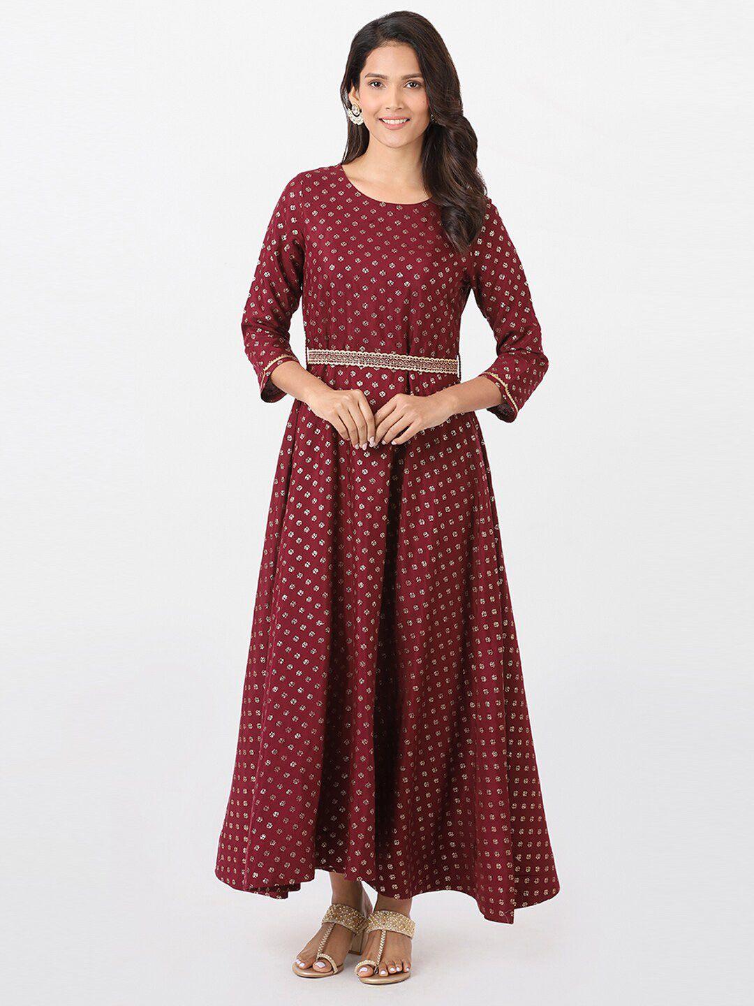 itse red maxi dress