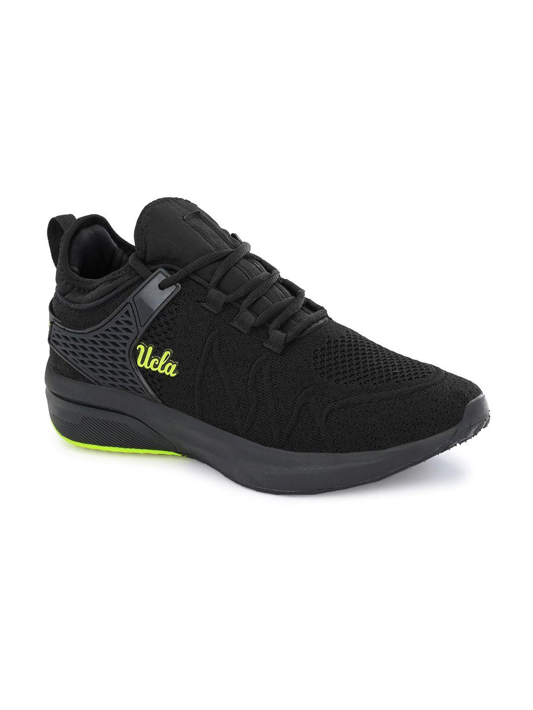 ucla men black mesh running non-marking shoes