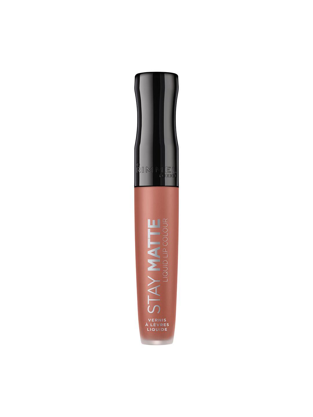 rimmel london stay matte cruelty free liquid lip colour - moca 5.5 ml