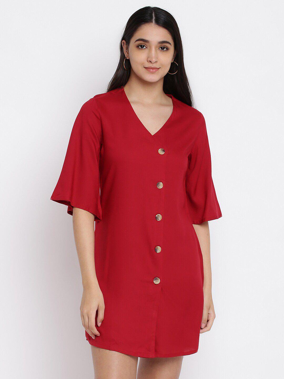 abof women shirt style dress