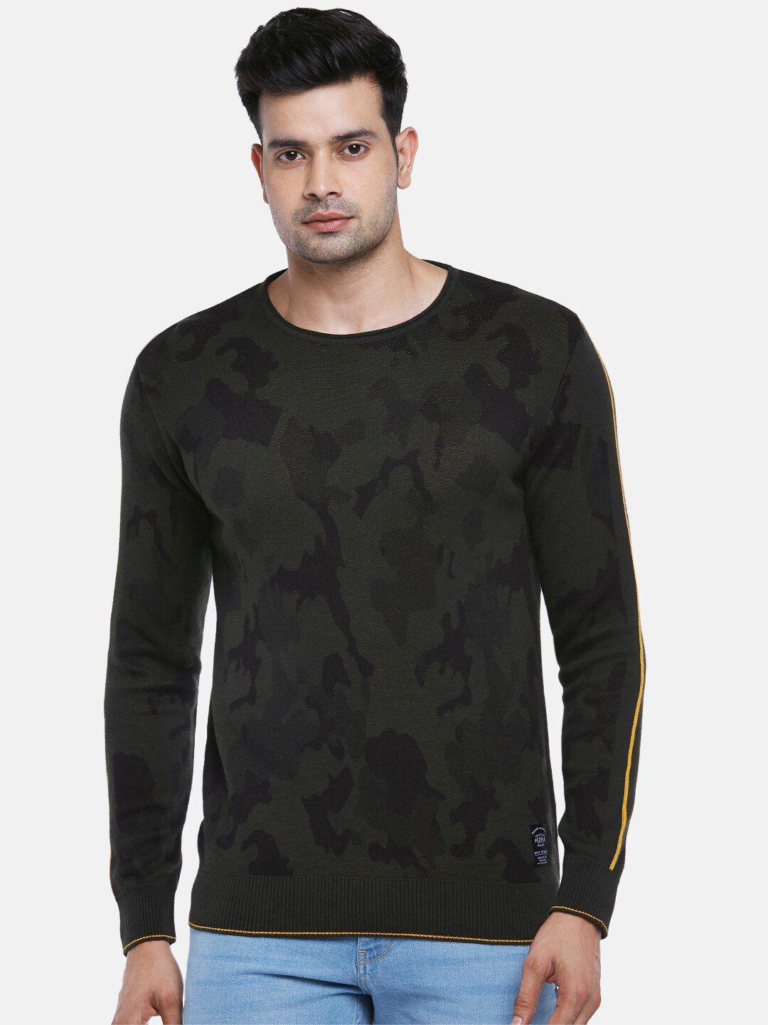 people men olive green pullover