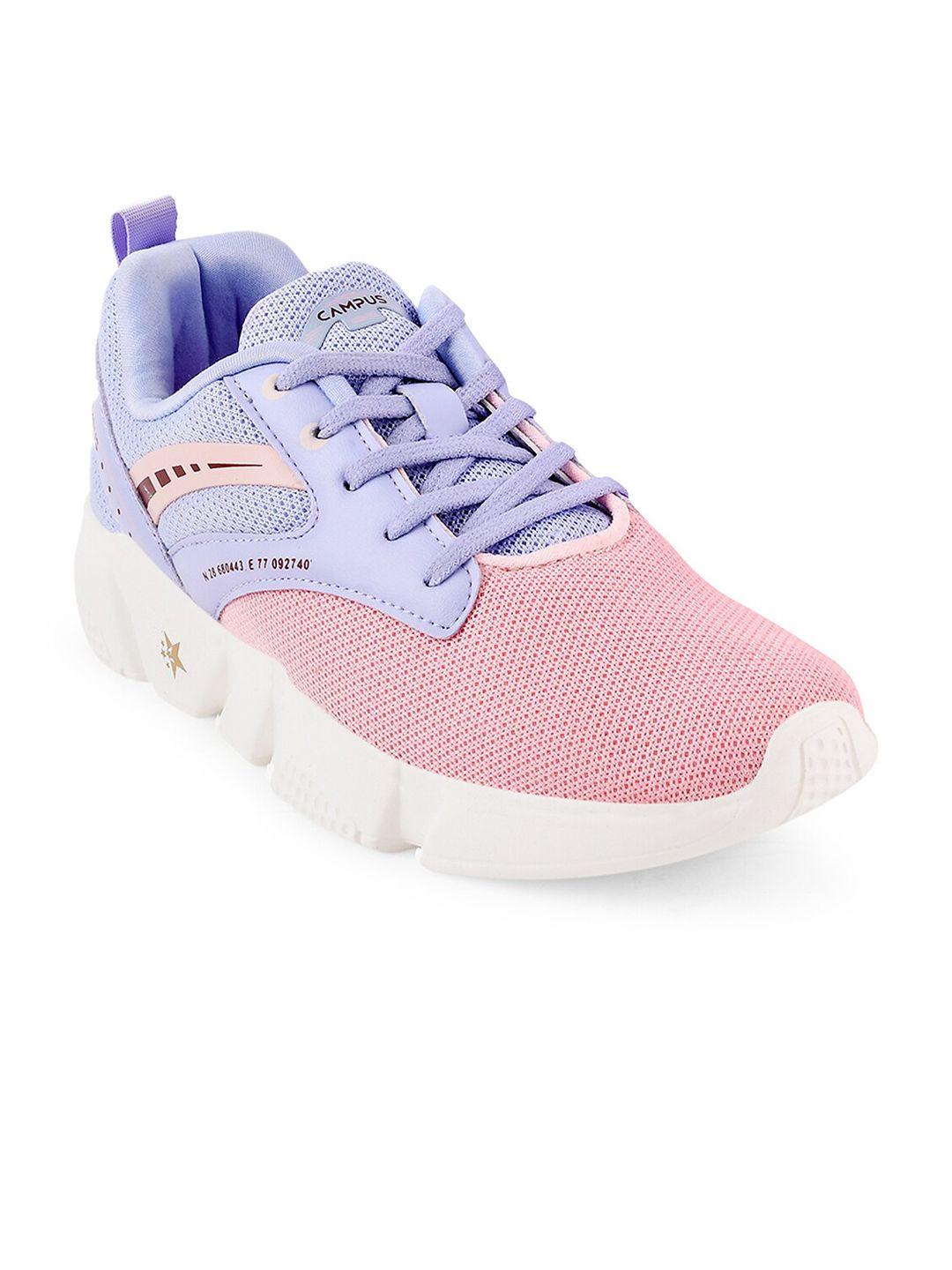 campus women pink mesh running shoes