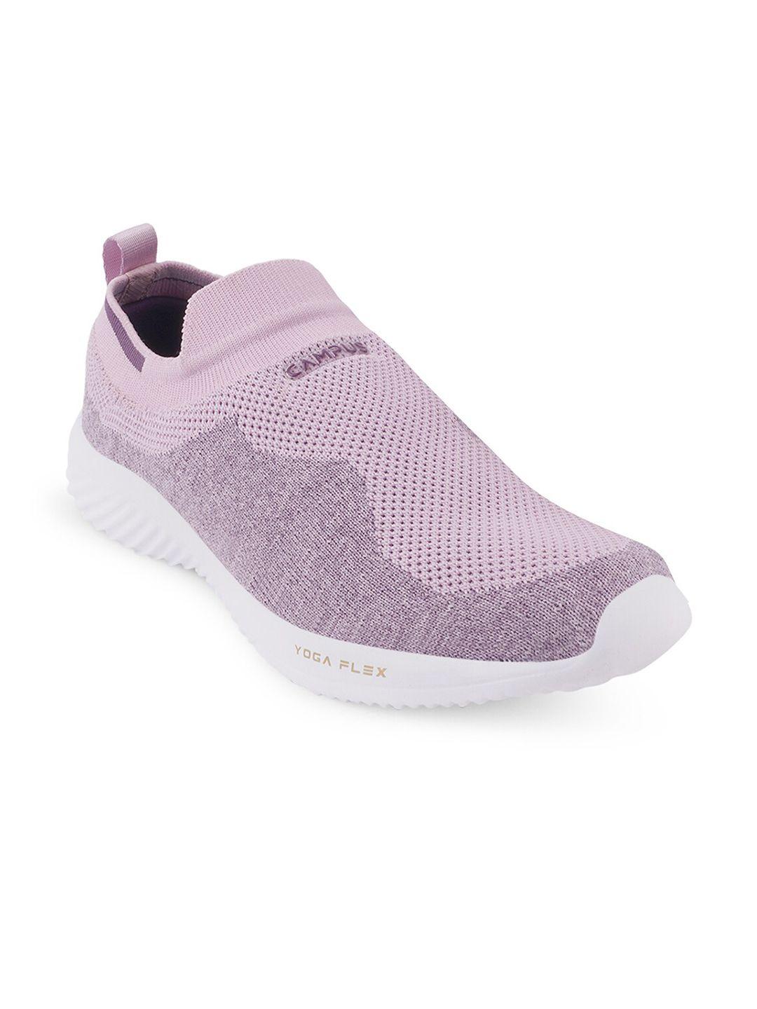 campus women mesh slip on running sports shoes